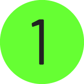 green circle with the number two representing a score of 2 out of 16