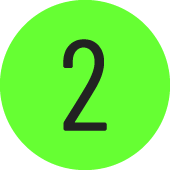 green circle with the number four representing numerical value and concept of 11 in mathematics
