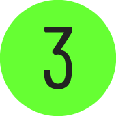 green circle with the number one representing a basic number system emphasizing unity and simplicity in nine ways